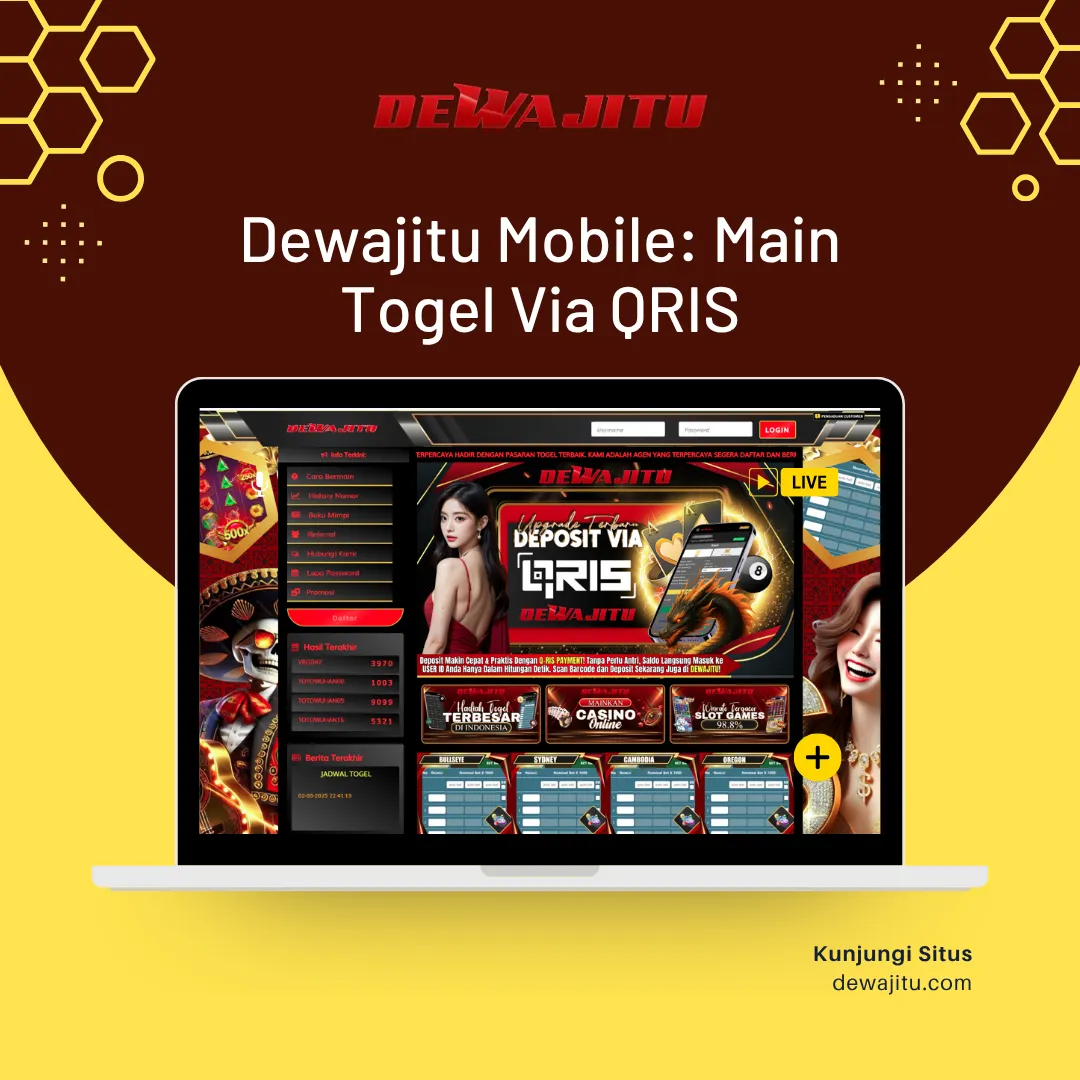 Dewajitu Mobile 🏮 Main Togel Via QRIS, Cepat Aman Tanpa VPN Dengan RTP Transparan